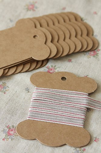 Kraft Card spool blanks bobbins