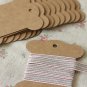 Kraft Card spool blanks bobbins