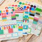 Rainbow Market scrapbooking diary stickers