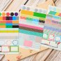 Rainbow Market scrapbooking diary stickers