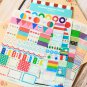 Rainbow Market scrapbooking diary stickers