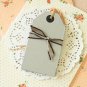 Grey East of India Large Luggage gift tags