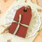 Red East of India Large Luggage gift tags