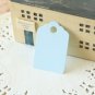 Pale Blue mini scallop swing tags
