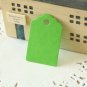 Lime Green mini scallop swing tags
