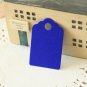 Royal Blue mini scallop swing tags
