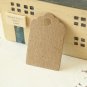 Plain Kraft Brown mini scallop swing tags