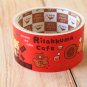 Rilakkuma Cafe cute cartoon large deco paper tape