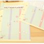 Half Year Planner paper calendar poster