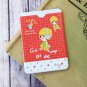 Fruit Girl cartoon card holder