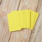 Lemon Yellow blank business cards