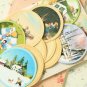Anne of Green Gables and Daddy Long Legs cartoon stickers & scrapbooking cards