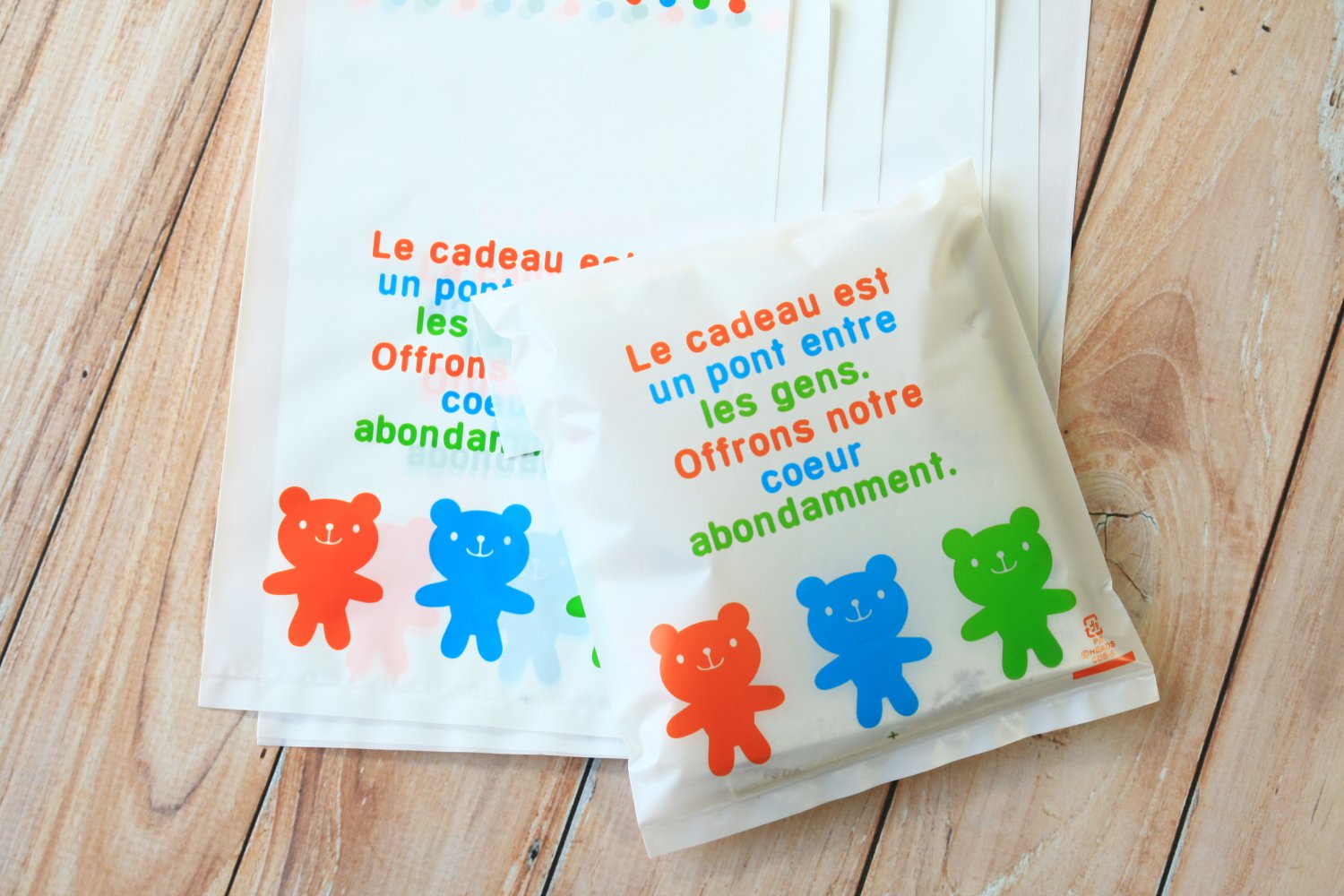 Cute Teddy Bear plastic bags