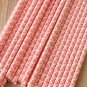 Hot Pink Damask paper straws