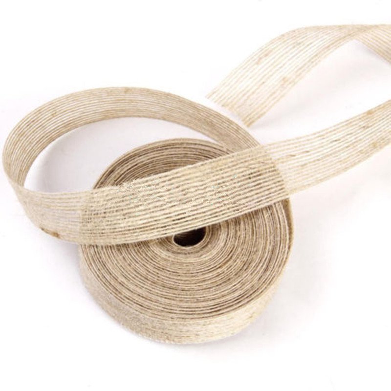 Natural Hemp Burlap ribbon trim