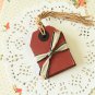 Red East of India Medium Luggage gift tags