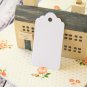 Smooth White medium scallop swing tags