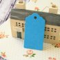 Aquamarine medium scallop swing tags