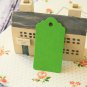 Lime Green medium scallop swing tags
