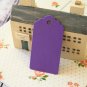 Amethyst Purple medium scallop swing tags