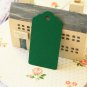 Holly Green medium scallop swing tags