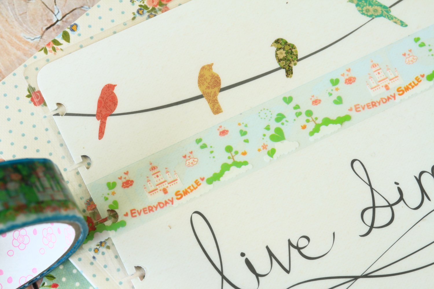 Everyday Smile medium cartoon deco tape