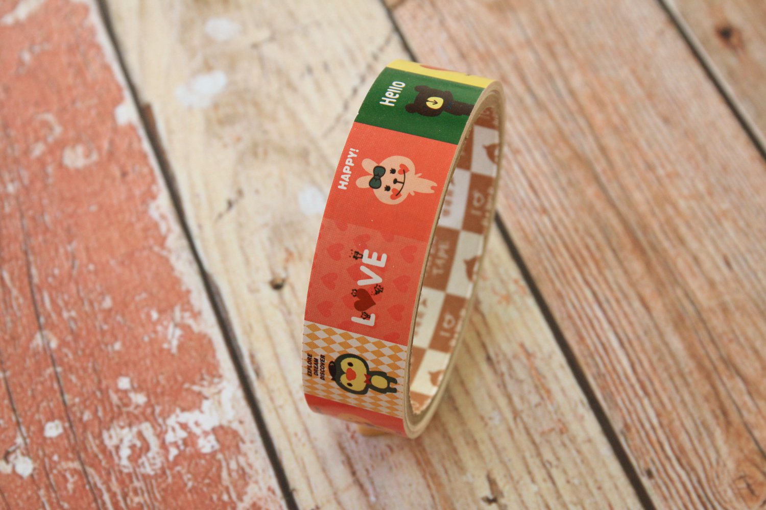 Hello Dada cute cartoon medium deco paper tape