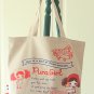 Red Aeroplane Pura Girl cartoon canvas tote bag