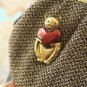 Cat Heart brooch pin bag charm