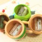 Bubble cartoon mini wooden pencil sharperner