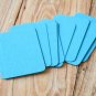 Aquamarine Blue blank business cards