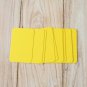 Bright Yellow blank business cards