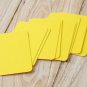 Bright Yellow blank business cards