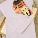 Lavender plain C6 banker envelopes