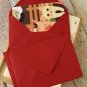 Burgundy Claret Red plain C6 banker envelopes