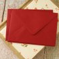 Burgundy Claret Red plain C6 banker envelopes