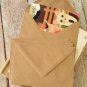 Ribbed Brown Kraft plain C6 banker envelopes