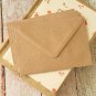 Ribbed Brown Kraft plain C6 banker envelopes