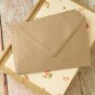 Plain Kraft Brown plain C6 banker envelopes