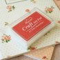 Orange Crystal Craft Ink Pad rubber stamp pad