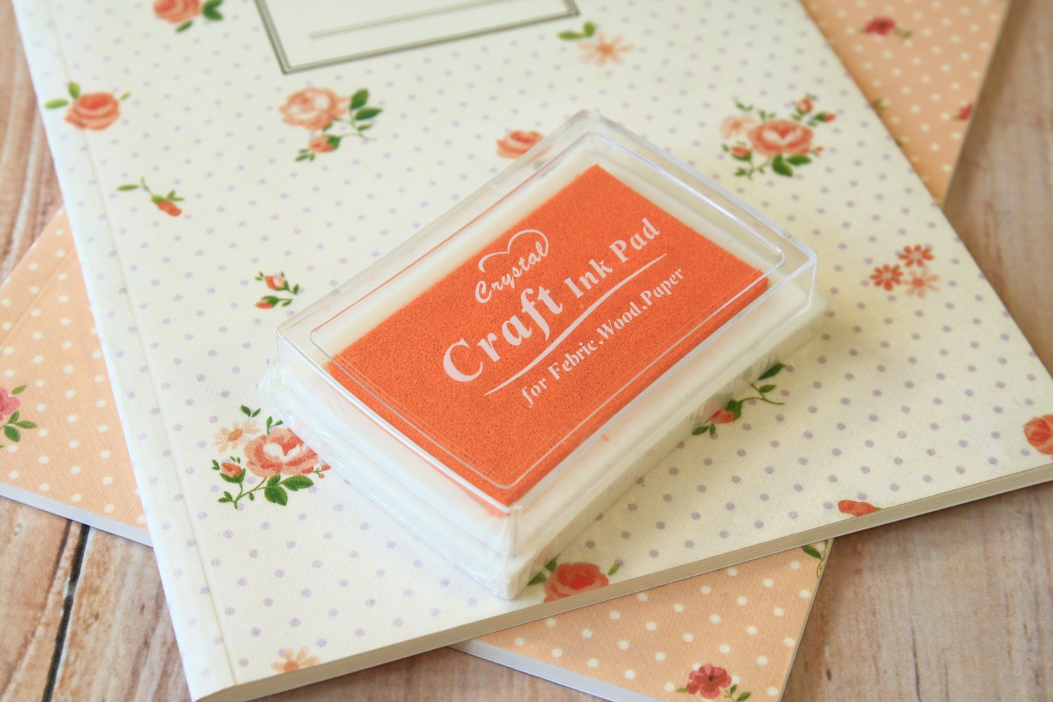 Deep Yellow Crystal Craft Ink Pad rubber stamp pad