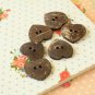 East of India Medium Heart Coconut Buttons