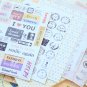 Pony Brown diary deco scrapbooking stickers set