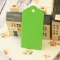 Lime Green large scallop swing tags