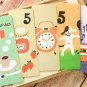 Retro Cartoon cute cartoon bookmarks set