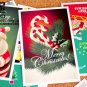 Mo-Card Merry Christmas cartoon postcards set
