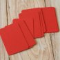 Scarlet Red blank business cards