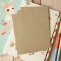 Ribbed Brown Kraft postcard blanks