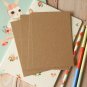 Plain Kraft Brown postcard blanks