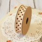 East of India Cream & Red Polka Dots ribbon